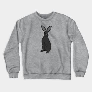 Black Bunny Crewneck Sweatshirt